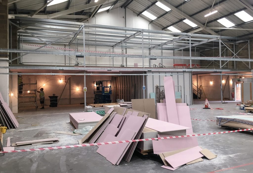 Detectortesters Mezzanine Refurbishment