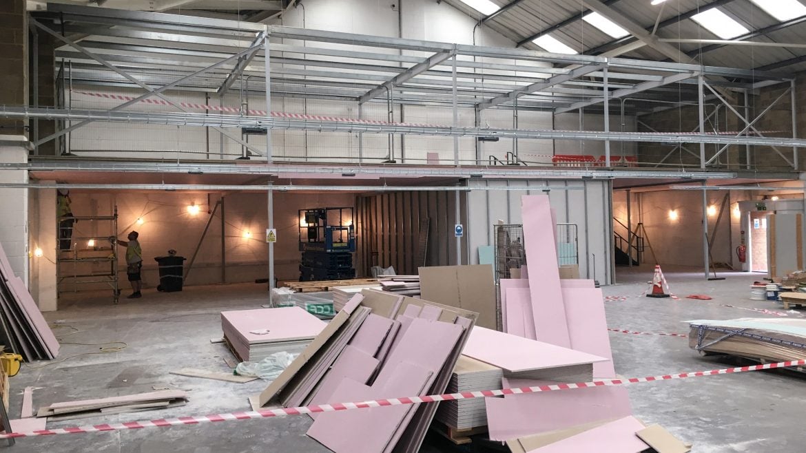 Detectortesters Mezzanine Refurbishment