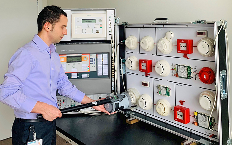 Testifire In Use With Siemens Detector Testers